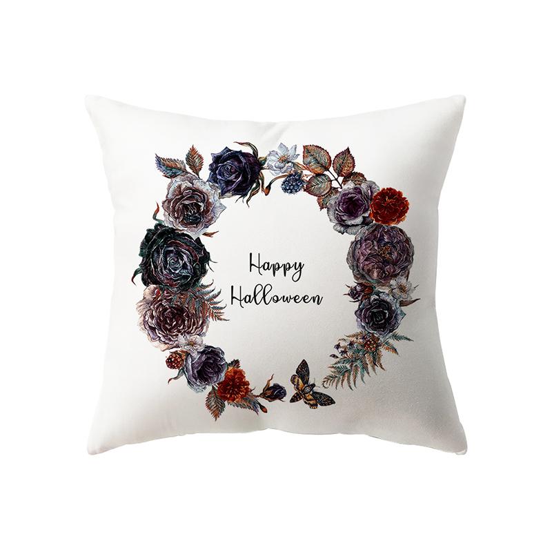 Тыквенный череп с принтом Хэллоуина, тема, наволочка, чехол для дивана, праздничный подарок, украшение для вечеринки, домашний декор