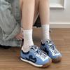 Sheepskin Version~ Genuine Leather Retro Thick-soled Inner Height Increase Women's Versatile Casual Sports Shoes Running Shoes