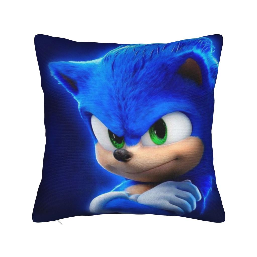 Декоративные Наволочки Мультяшные S-Sonic Мерч Дом Чехол на Подушку Наволочка На Молнии Несколько Размеров