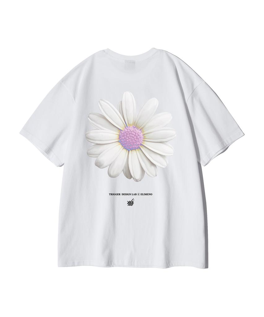 ELIMENO El Daisy Short Sleeve T-Shirt White