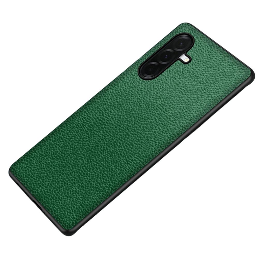 For Samsung Galaxy A54 5G Case Litchi Texture PU Leather Coated PC + TPU Protective Phone Back Cover