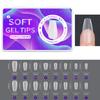 420Pcs/Box Fake Clear Easy Long To Paste Nails Lasting Removable Matte Nail Extension Acrylic Extra