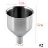 Canning Liquid Bar Kitchen Tool Filling Wine Small Mouth Stainless Steel Mini Funnel