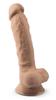 Silexd - Realistic Dildo with Veins, Glans and Testicles, Flesh Color, 18.8cm