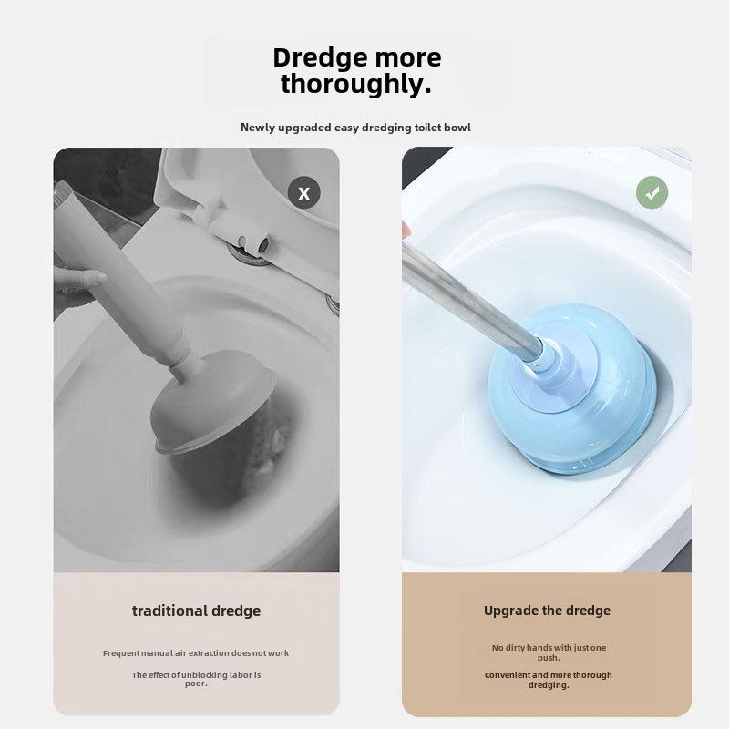 Toilet Plunger: Professional Tool for Unclogging Toilets and Blocked Sewer Pipes