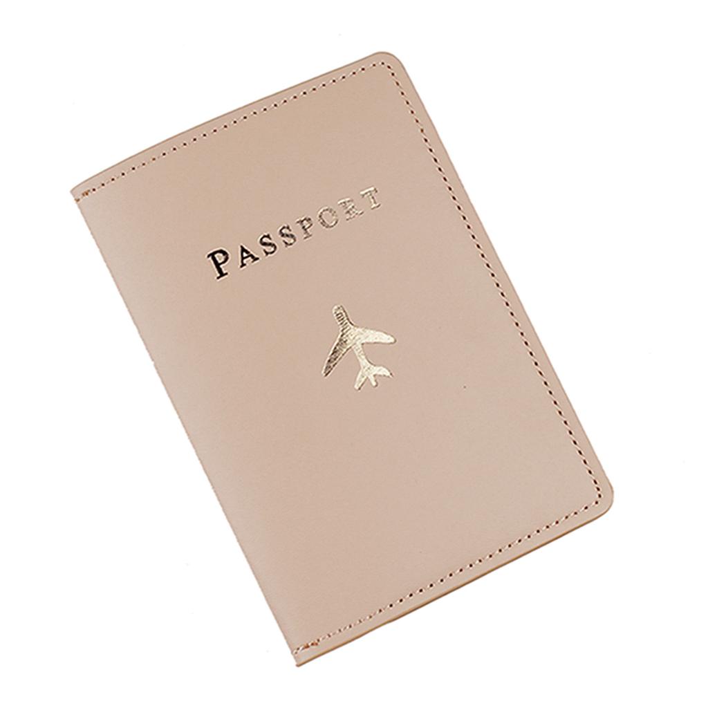 PU Leather Passport Cover Case Holder with ID Credit Card Slot Card Document Pocket Wallet for Travel Passport Sleeve