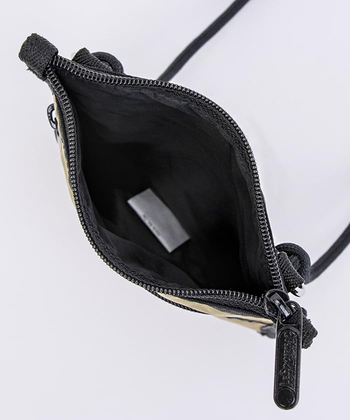 Официальная наплечная сумка CROSSBODY PHONE Mocha Black Вышивка сердечком [LeSportsac] СУМКА/3960 Женская