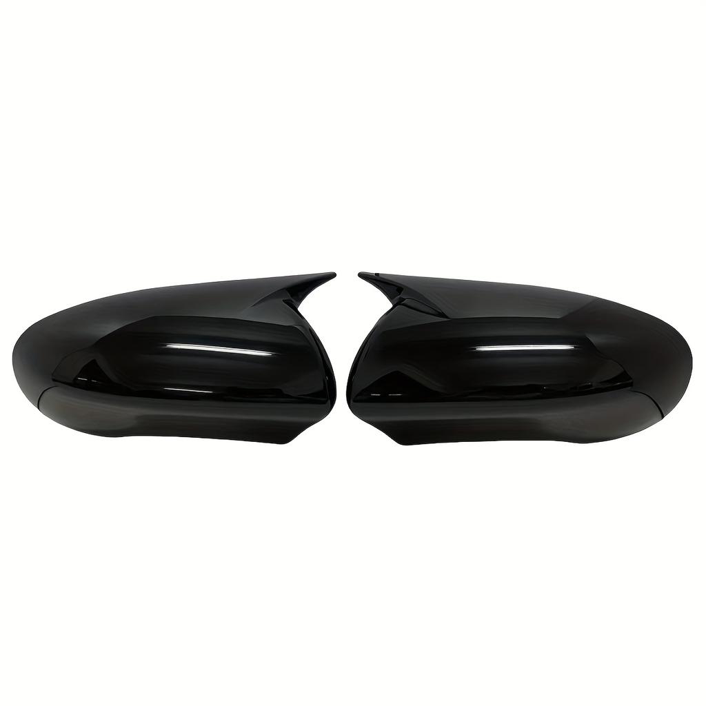 Для Nissan Qashqai J10 2007-2014 Пара Накладка на боковое зеркало Глянцевый черный/Под карбон Автомобильный экстерьер Крышка зеркала заднего вида Аксессуары