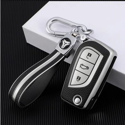 Для Toyota Corolla Camry Altis Auris Aygo Yaris RAV4 Verso, автомобильный складной откидной чехол для ключей, защитный чехол, сумка, держатель для ключей, брелок