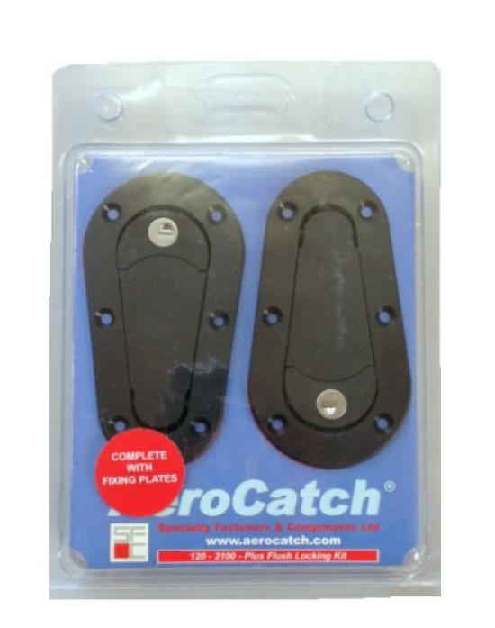 SFC NEW AEROCATCH Aero Catch NEW Fixing Plate Complete Kit Plus Type with Key & 120-2100