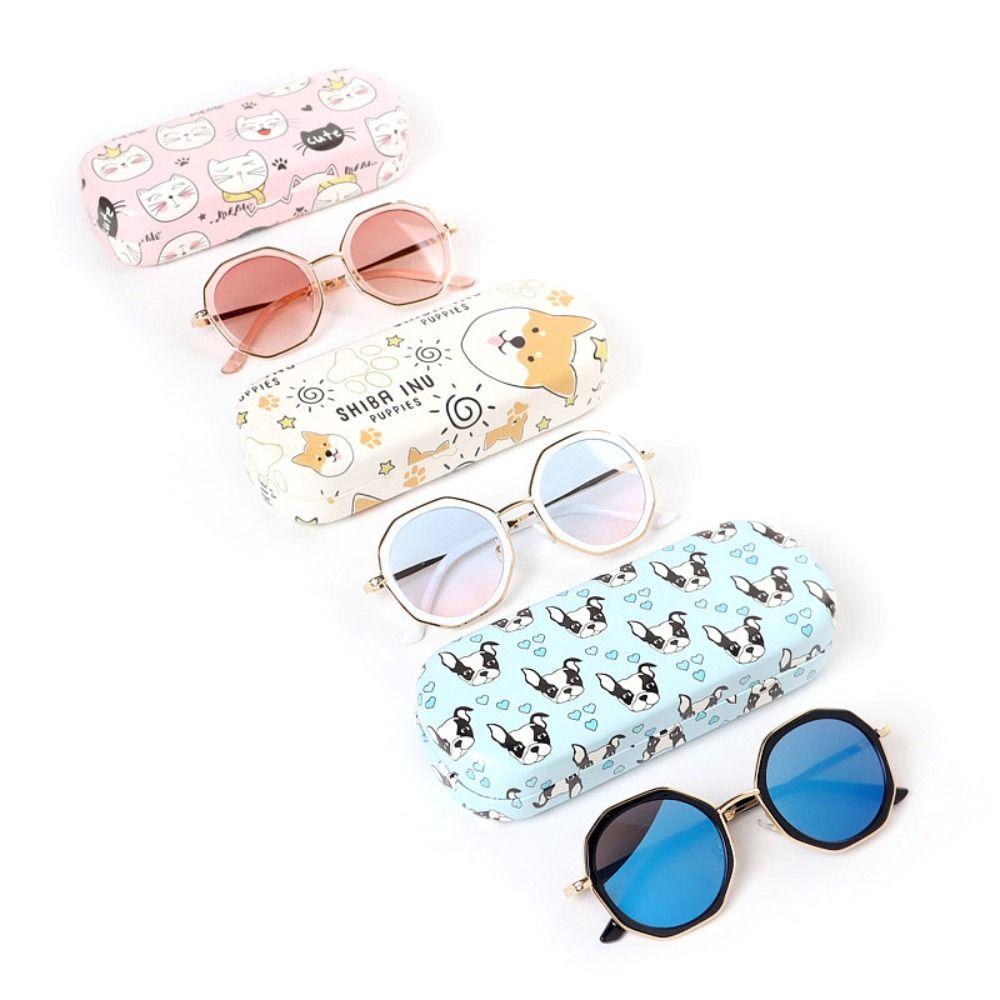 Glasses Box Dog Cartoon Glasses Case Eyewear Protector Case Sunglasses Box Eye Glasses Holder