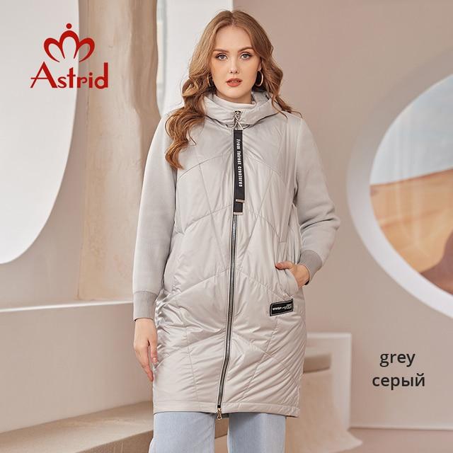 Astrid Autumn Winter Jacket Women 2024 Mid-Length Hooded Design Oversize Elegant Women's Down Jacket Warm Parka Women Coat 9782