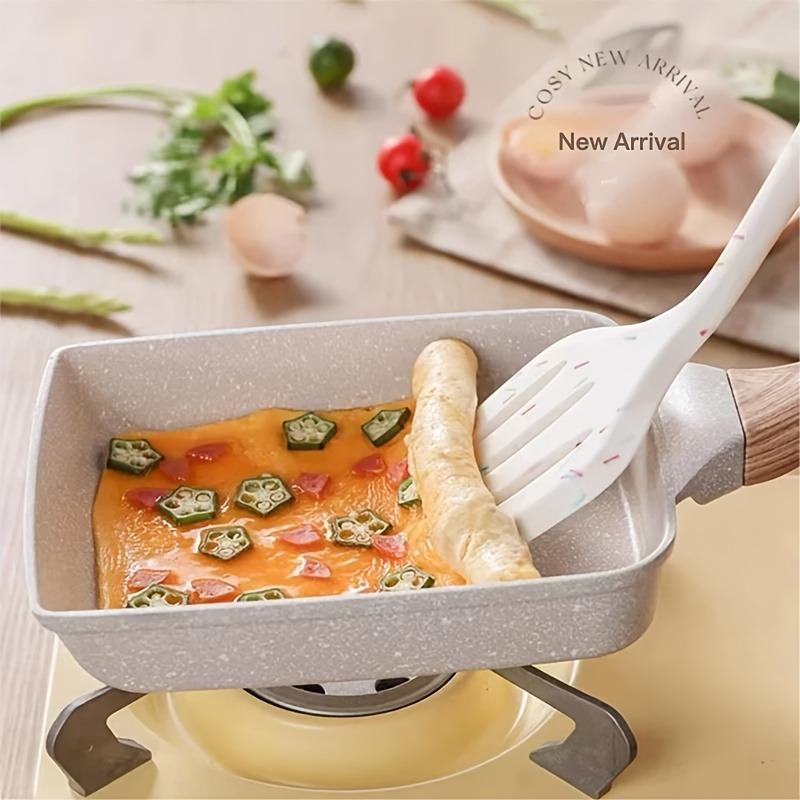 Home Use Japanese-Style Tamagoyaki Breakfast Pan, Maifan Stone Non-Stick Egg Frying Pan, Multi-Functional Mini Frying Pan