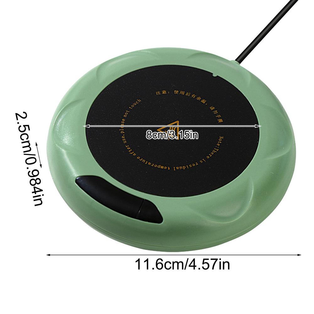 USB-подогреватель для кофейных кружек, умный подогреватель для чашек чая для стола, 3 температурных режима, умный электрический подогреватель для напитков, портативная кофейная кружка