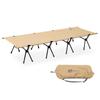 WAQ 2-Way Wide Cot, 2-Way Wide Cot, Camping Cot, Wide High/Low Folding, 80cm Wide (Tank - 600D Sheet)