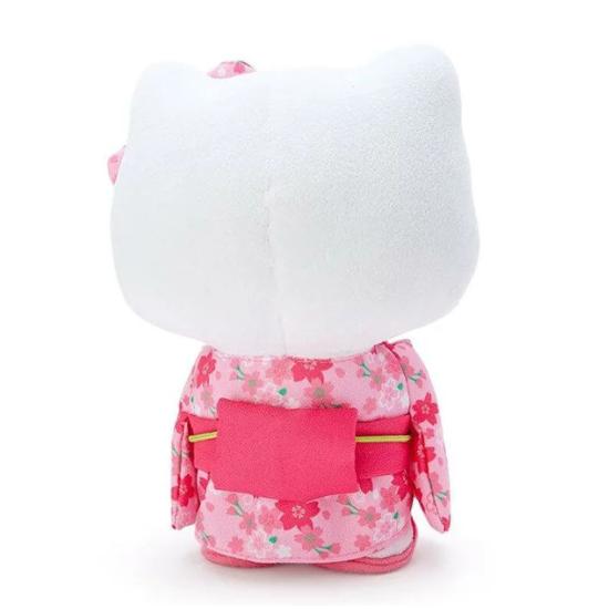 Плюшевая игрушка Sanrio Characters Hello Kitty в кимоно с сакурой (S Размер)