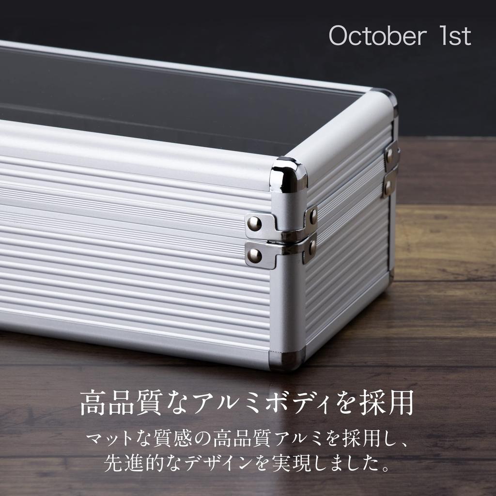 Октябрь1-е Часы Алюминиевая Коробка для Внутреннего Автоматического Коллекционного Кейса, Хранение 5 Часов, Мужские Часы, Транспортируемый, Хранение, Декор, Ударопрочный