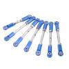 7pcs RC Tie Rod Set Aluminum Alloy Durable Convenient Metal RC Car Link Rod Set for Traxxas 1 10 RC Short Truck Blue