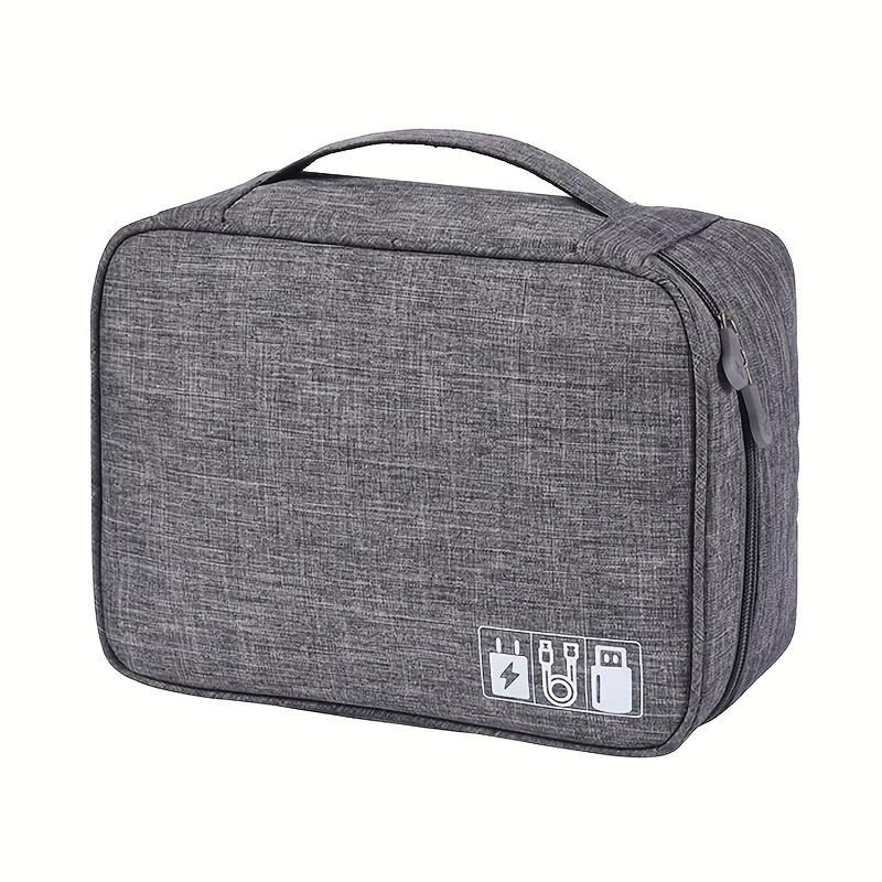 Three Layer Digital Storage Bag Multi-functional Cable Storage Box Portable Waterproof Travel Case for Data Mobile Power Bank
