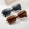 Новые винтажные квадратные солнцезащитные очки женские мужские брендовые прямоугольные солнцезащитные очки женские овальные очки для мужчин женщин