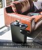 Yamazaki Tower Мусорное ведро и приставной столик, Черный, Ш38 x Г18,5 x В45см, Мусорное ведро, Прикроватная тумбочка, 3989