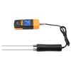 Digital Wood Moisture Meter Cotton Wood Humidity Tester 2~70% Portable Electrical Woodworking Hygrometer with Measuring Probe