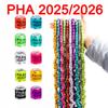 PHA 2025/2026 Кольцо для лапки голубя ID 8 мм С номерами Алюминиевый Пластиковый Гоночный голубь Кольцо для маркировки при тренировках на открытом воздухе 60 шт.