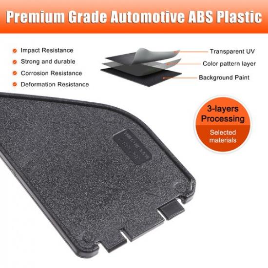 Black ABS Glove Box Organizer Divider ert Tray For Kia EV9 2024-2025