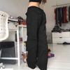 Женские брюки, длинные брюки с большим карманом, весенние женские свободные брюки-карго, повседневные спортивные штаны