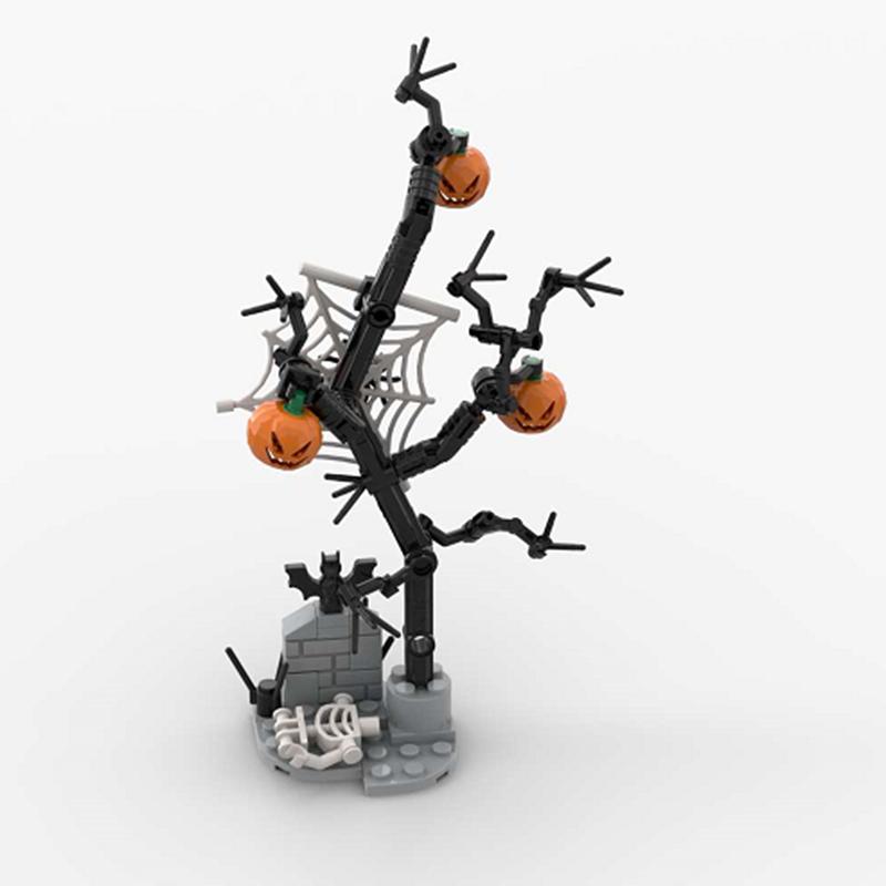 Halloween Blocks Gifts Wizard Ghost Horse Pumpkin MOC Bricks Building Blocks Toys for Children Christmas Gift