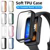 Чехол для корпуса Huawei Band 10 9 8 с защитой экрана по всей поверхности, мягкий защитный бампер из ТПУ, аксессуары-чехлы для Huawei Band10/9/8