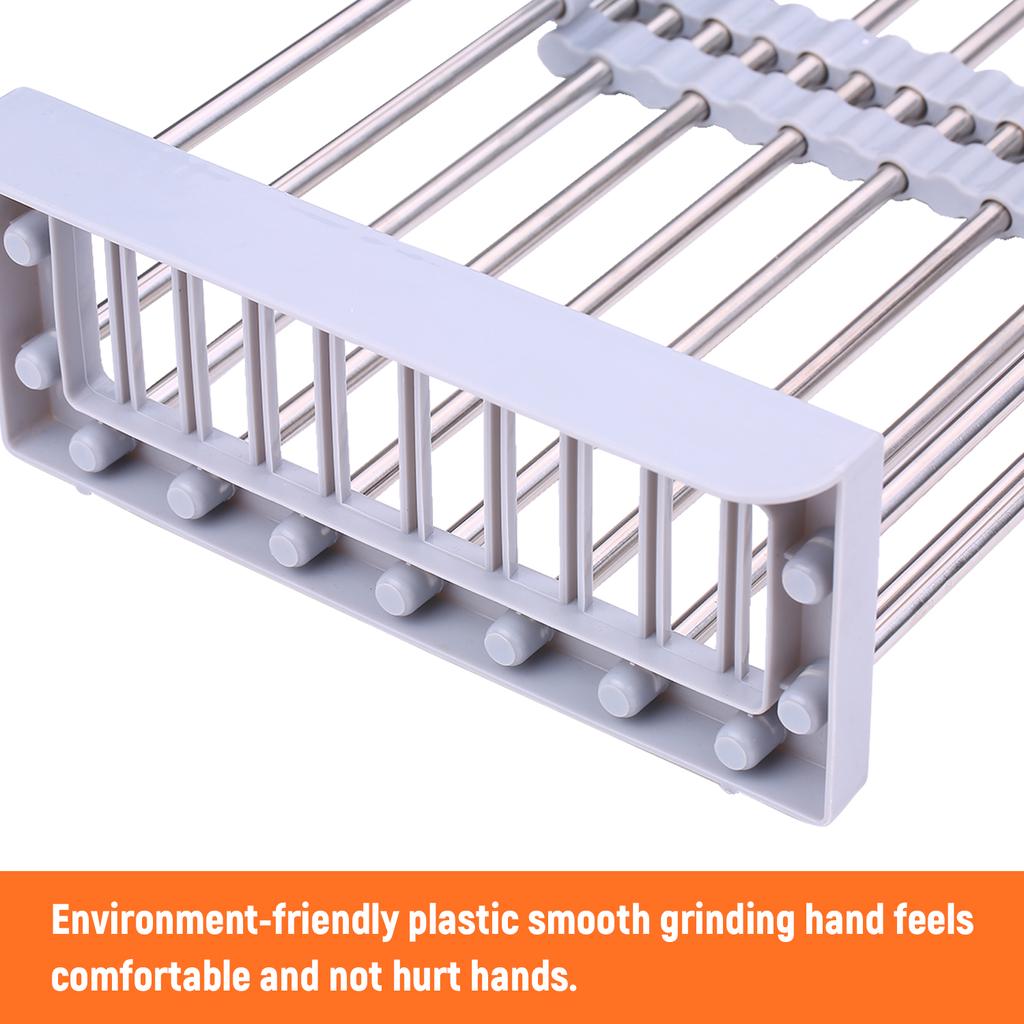 Dish Drying Rack Over Sink Drying Vegetable Holder Stainless Steel Fruit Washing Drainer