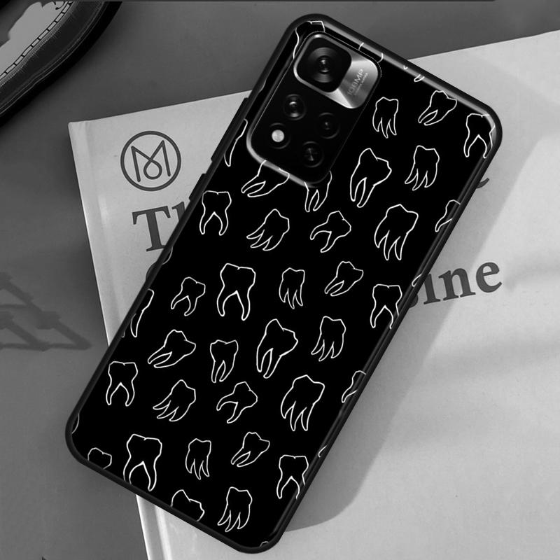 Чехол с рисунком зубов для стоматолога для Xiaomi Redmi 14C 13C 10C 12C Redmi Note 13 14 Pro 12 11 9 10 9S 10S 11S 12S