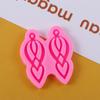 Casting Mould Jewelry Crafts DIY Earrings Mold Epoxy Resin Mold Keychain Pendant Silicone Mold
