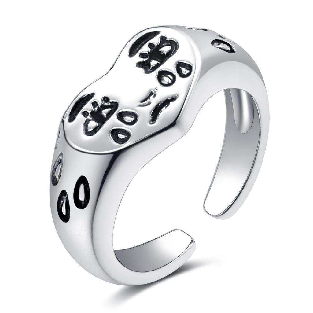 Exaggerated Punk-Style European & American Metal Couple Rings