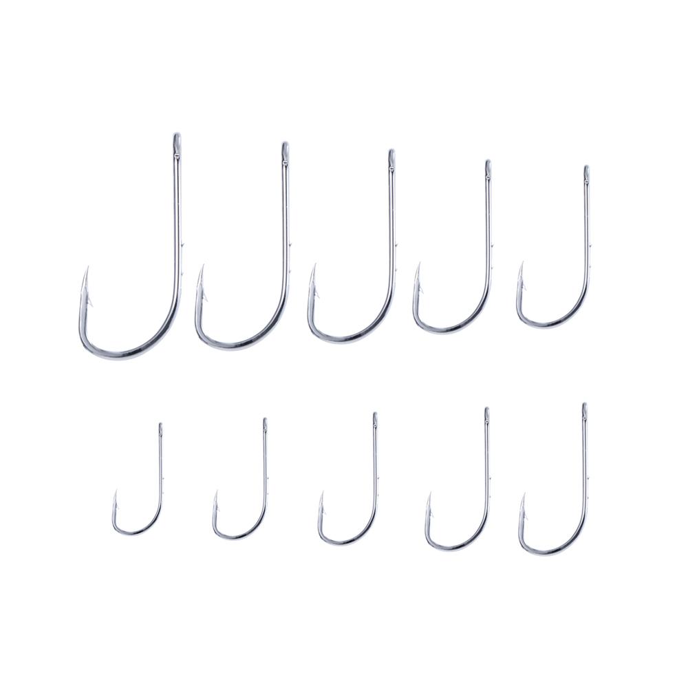 Accessories Sharp High Carbon Steel Barbed Fishhook Offset Narrow Bait Hook Long Shank Fishing Hook