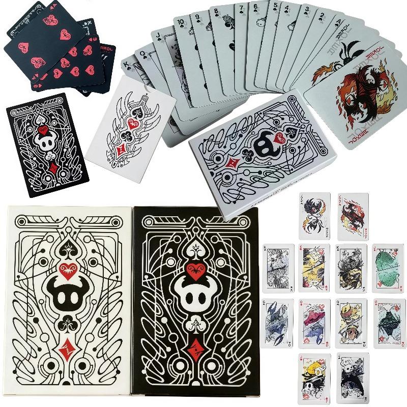 Hollow Knight Стандартная Покерная Карточная Семейная Вечеринка Настольная Игра Игральные Карты Группа Портативная Креативная Настольная Подарочная Коллекция Покеры