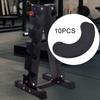 10 штук Подставка для гантелей Подушки для гантелей Домашний спортзал Ударопрочная Замена, Прочный Протектор Тренировка