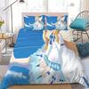 3D Cartoon F-Filo Angelic Figure Bedding Set Duvet Cover Pillowcases,  for Kids Girls Bedroom Decor Twin Full Queen King Size