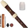 AULOS Bel Canto Soprano Recorder, Baroque Style, 105A(E) with Cap Set