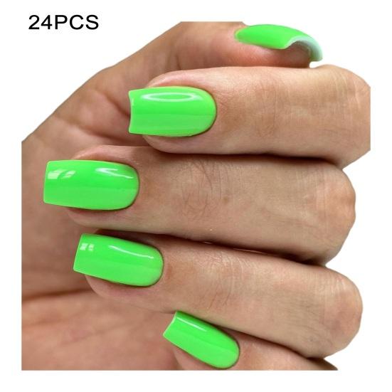 Квадратные накладные ногти с идеальными линиями, подходят к бесшовной кутикуле, естественный вид, нежные ложа для ногтей, искусственные