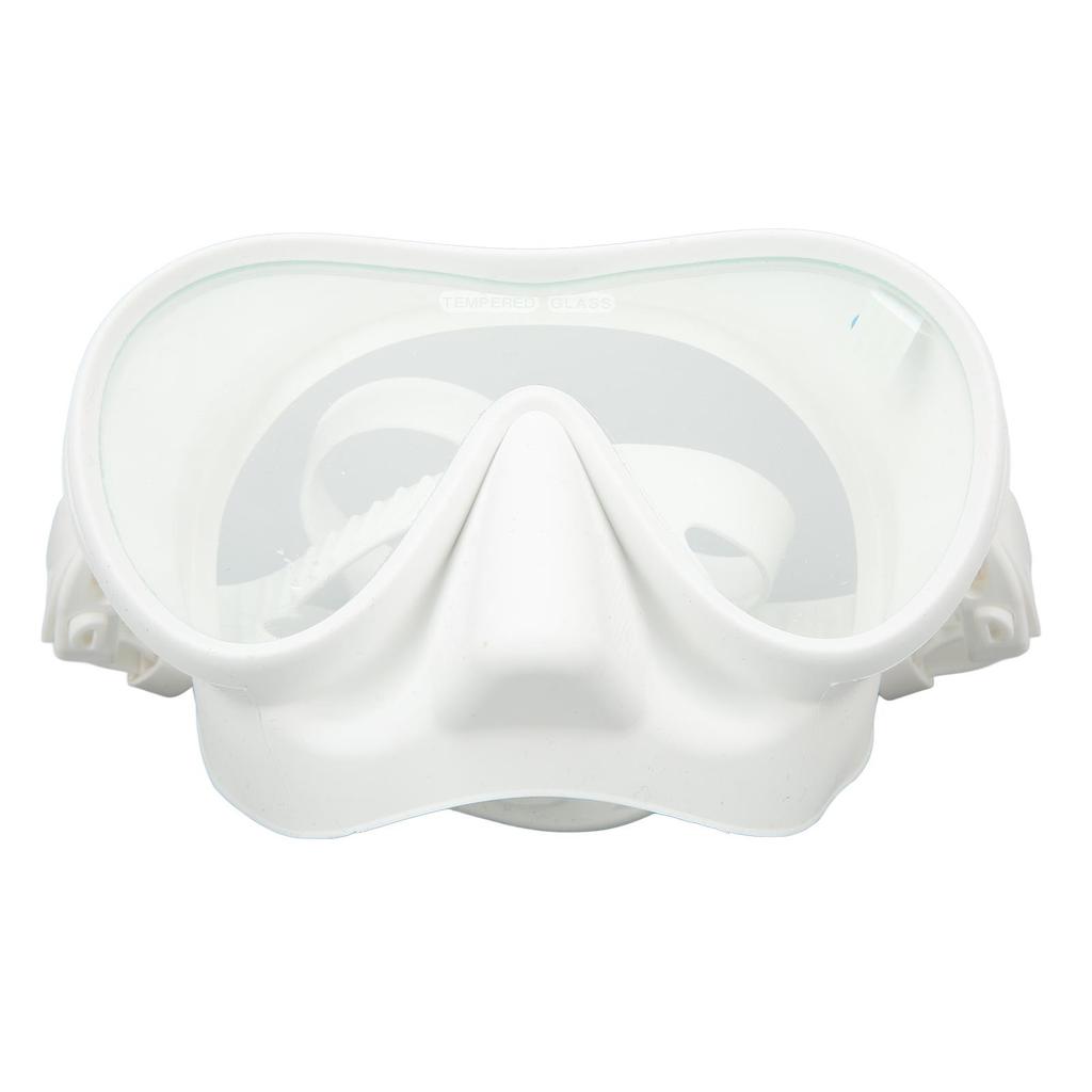 Anti-Fog Swim Goggles & Snorkel Mask with Tempered Glass for Freediving - Perfect for Underwater Exploration