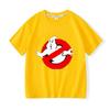 100% Cotton Ghostbusters Cartoon Children's T-Shirt Print Tees 2-12Y Short Sleeve Boys Girls Casual O-neck Tops Toddler Summer