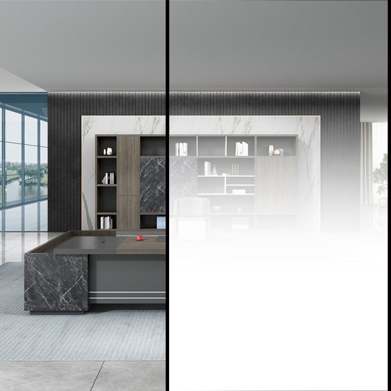 Самоклеящаяся белая матовая градиентная оконная пленка, полуприватная, профессиональная декоративная стеклянная пленка для дома и офиса