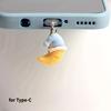 Kawaii Cute Star Moon Phone Dust Plug Anti Dust Jack Stopper Charging Port Protector Charm For IPhone Type C Gift2