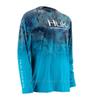 Mens Long Sleeve Quick-Dry Fishing Shirt UPF 50 UV Protection Breathable Outdoor Sport Performance Top