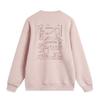 Li Ning Sports Lifestyle Series Back Letter Printed Pullover Теплый повседневный флисовый свитшот с длинным рукавом и круглым вырезом Унисекс AWDU925-14