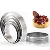 Tool French Dessert Mousse Stainless Steel Tartlet Molds Circle Mould Cake Mold Tart Ring