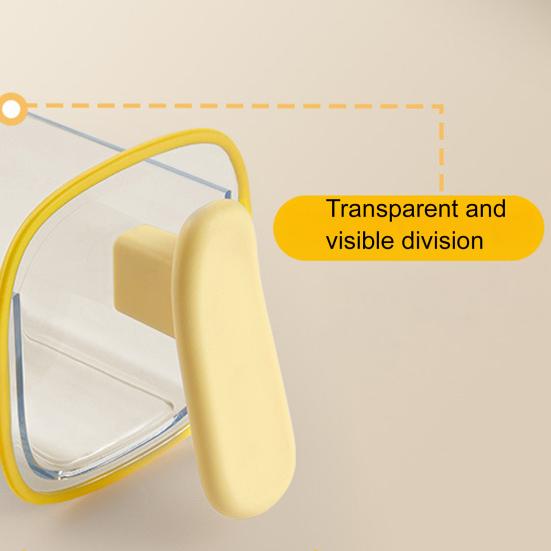 Wall-Mounted Spice Rack with Spoon Transparent Sealed Seasoning Dispenser Multi-Functional Spice Rack Box Jar Kitchen Storage Organizer