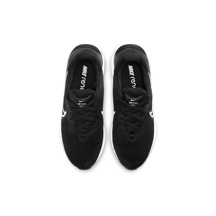 Nike Womens Renew Run 2 'Black White' (women's sizes) Black / Dark Smoke Grey / White Running Shoes CU3505 005